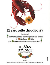 Marque Vins Alsace 1991